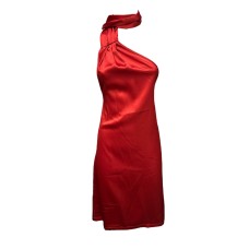 Giulia N Couture Abito corto rosso a monospalla