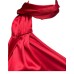 Giulia N Couture Abito corto rosso a monospalla