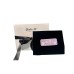 Giulia N Couture Fermacapelli in plexiglass glicine con logo FATTO CON AMORE in strass