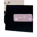Giulia N Couture Fermacapelli in plexiglass glicine con logo FATTO CON AMORE in strass