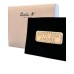 Giulia N Couture Fermacapelli in plexiglass panna con logo FATTO CON AMORE in strass
