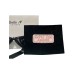Giulia N Couture Fermacapelli in plexiglass rosa con logo FATTO CON AMORE in strass
