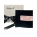 Giulia N Couture Fermacapelli in plexiglass rosa con logo FATTO CON AMORE in strass
