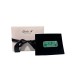 Giulia N Couture Fermacapelli in plexiglass verde con logo FATTO CON AMORE in strass