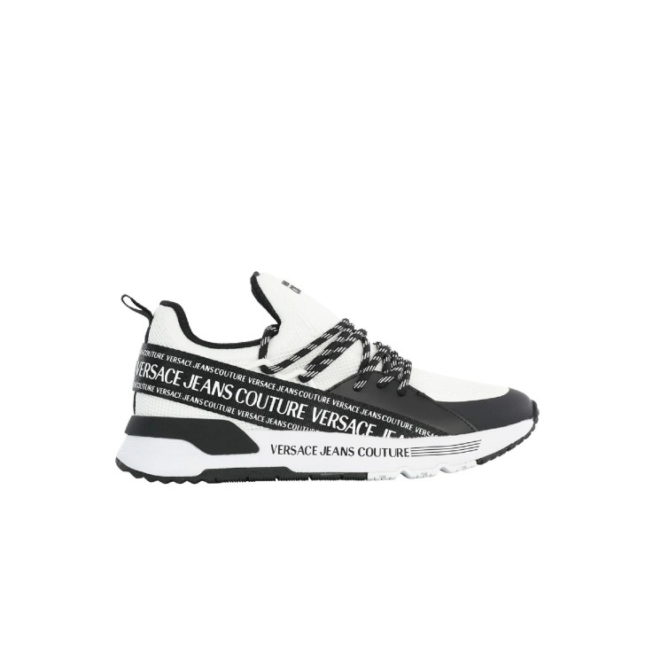 Versace Jeans Couture Sneakers Bianche da Uomo con lacci della linea Dynamic