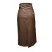 Giulia N loungette marrone in pelle