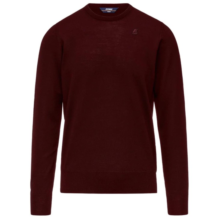 K-Way  Maglioncino bordeaux da uomo 