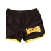 Moschino Boxer da mare nero con logo lettering