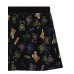 Moschino Gonna nera con logo lettering e Teddy multicolor All Over
