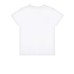 MOSCHINO T-SHIRT IN COTONE WHITE UNISEX A MANICA CORTA CON LOGO LETTERING BLACK 