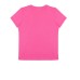 MOSCHINO T-SHIRT IN COTONE FUCSIA UNISEX A MANICA CORTA CON LOGO LETTERING WHITE	