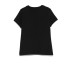 MOSCHINO T-SHIRT IN COTONE BLACK UNISEX A MANICA CORTA CON LOGO LETTERING WHITE