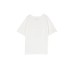 Moschino MAXI T-SHIRT A MANICA CORTA BIANCA IN COTONE CON LOGO LETTERING E TEDDY BEAR IN STRASS