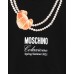 MOSCHINO FELPA A GIROCOLLO IN COTONE BLACK CON STAMPA E LOGO LETTERING	