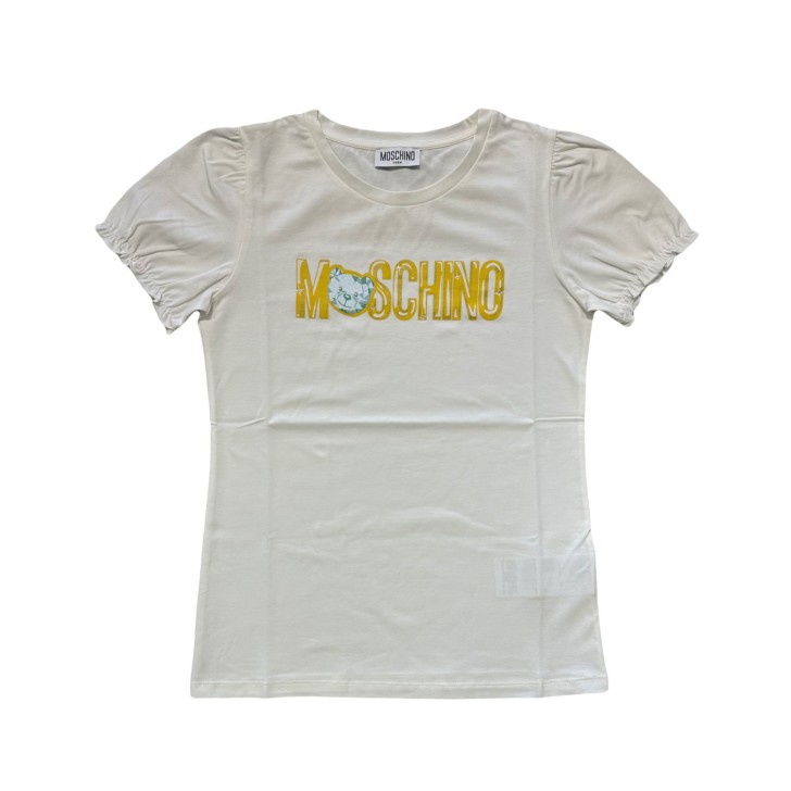 Moschino T-SHIRT A MANICA CORTA BIANCA