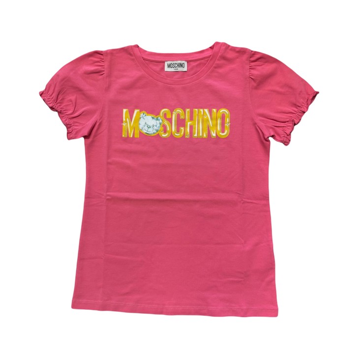 Moschino T-SHIRT A MANICA CORTA FUCSIA