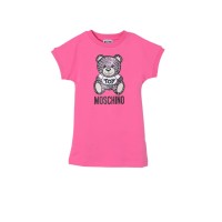 Moschino ABITO IN COTONE FUCSIA 