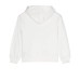 MOSCHINO FELPA UNISEX CON CAPPUCCIO IN COTONE WHITE CON LOGO LETTERING BLACK E TEDDY BEAR