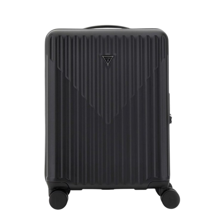 GUESS TROLLEY RIGIDO IN POLICARBONATO NERO