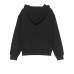 MOSCHINO FELPA CON CAPPUCCIO IN COTONE BLACK UNISEX CON LOGO LETTERING E TEDDY BEAR