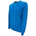 Harmont&Blaine Maglioncino azzurro da uomo con logo ricamato