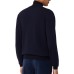 Harmont&Blaine Dolcevita blu da uomo in lana con Logo ricamato 