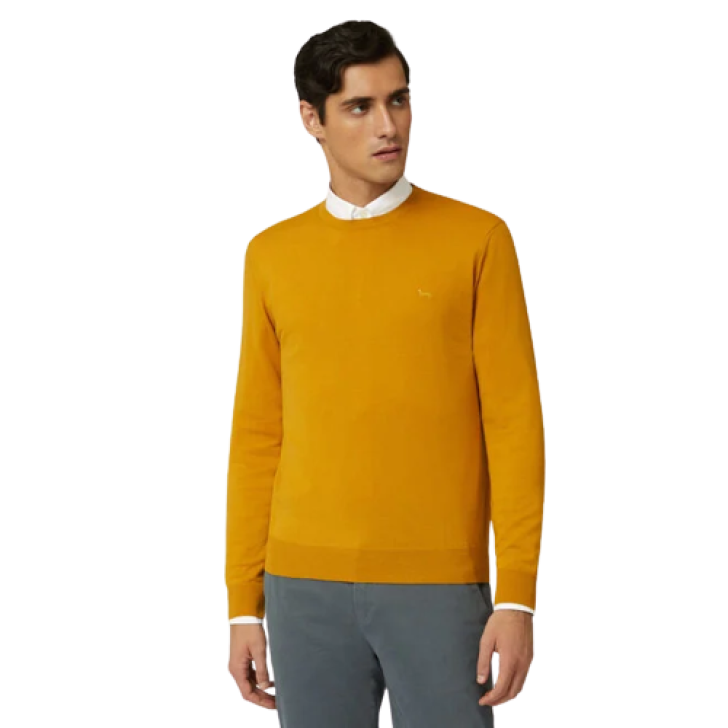 Harmont&Blaine Pullover girocollo in lana merino Arance Sicilia