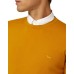 Harmont&Blaine maglioncino senape basico da Uomo con logo tono su tono 