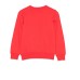 MOSCHINO FELPA A GIROCOLLO IN COTONE RED CON LOGO LETTERING BLACK E TEDDY BEAR 