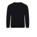 MOSCHINO FELPA A GIROCOLLO IN COTONE BLACK CON LOGO LETTERING WHITE E TEDDY BEAR	