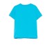 MOSCHINO T-SHIRT A MANICA CORTA IN COTONE UNISEX SKY BLUE CON LOGO LETTERING BLACK E TEDDY BEAR