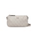 GUESS NOELLE BORSA DOPPIA A MANO CON LOGO "4G" ALL-OVER 