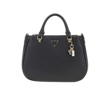 GUESS FEDORA BORSA A MANO NERA IN ECO-PELLE