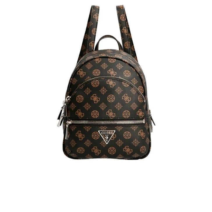 GUESS ZAINO PICCOLO  MANHATTAN MOCHA LOGO ALL-OVER