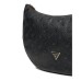 GUESS CRESIDIA LARGE HOBO NERA CON LOGO ALL-OVER