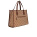GUESS IZZY TOTE BORSA A SPALLA MARRONE 4G LOGO ALL-OVER 