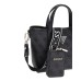 GUESS LATONA MINI TOTE BORSA A MANO 4G LOGO ALL-OVER NERA