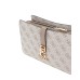 GUESS ZAMIRA MNI BORSA A SPALLA 4G LOGO ALL-OVER BEIGE 