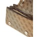 GUESS NOELLE BORSA  A TRACOLLA MARRONE LOGO ALL-OVER