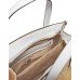GUESS BORSA SILVANA TOTE IN PAGLIA CON LOGO ALL-OVER