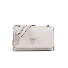 GUESS NOELLE BORSA CREMA A TRACOLLA CON PATTINA 