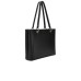 GUESS NOELLE TOTE BAG A SPALLA NERA CON BANDA A CONTRASTO 