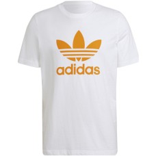 Adidas Originals T-shirt Unisex bianca con logo a contrasto 
