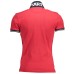 La Martina  Polo da uomo rossa Logo ricamato a contrasto
