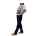 Emporio Armani T-shirt Bianca con stampa fotografica ritratto Armani da Donna