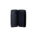 Emporio Armani Portafoglio blu zip around con placchetta aquila