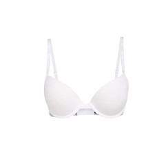 Emporio Armani Reggiseno push-up bianco realizzato in cotone stretch