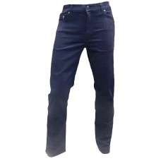 Harmont&Blaine Pantalone blu da uomo in cotone con logo 