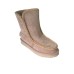 ICON STIVALETTO BEIGE CON PELLICCIA INTERNA 
