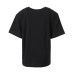 Moschino T-shirt a manica corta nera con logo lettering multicolor